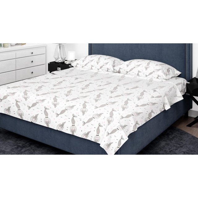 Ensemble de draps Johnson Home 200 TC - Draps en coton imprimés