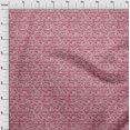 thumbnail image 4 of oneOone Velvet Red Fabric Asian Japanese Wave Sewing Material Print Fabric By The Yard 58 Inch Wide, 4 of 4