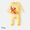 2jaune, variante sur Disney Winnie Pyjama à Pieds pour Bébé Fille, Fermeture Éclair, Tenue de Nuit Chaude, une Pièce, Tailles 0-18 m