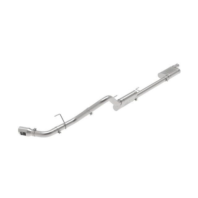 Fits 2020-2020 Jeep Gladiator JT Advanced FLOW Engineering Exhaust System Kit 49-48083-P Apollo GT Cat-Back System; Stainless Steel; With Muffler; 3 Inch Pipe Diameter; Single Exhaust With Single Exit