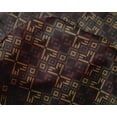 thumbnail image 4 of oneOone Silk Tabby Fabric Ethnic Geometric Flame Stitch Print Fabric BTY 42 Inch Wide, 4 of 4