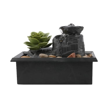 simhoa Tabletop Fountain Fengshui Decorative Tabletop Waterfall Meditation Fountain 002