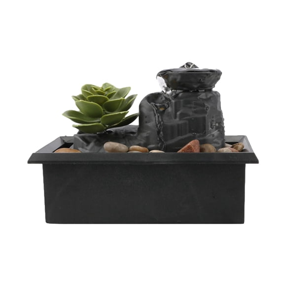 Lipstore Tabletop Fountain Fengshui Decorative Tabletop Waterfall Meditation Fountain 002