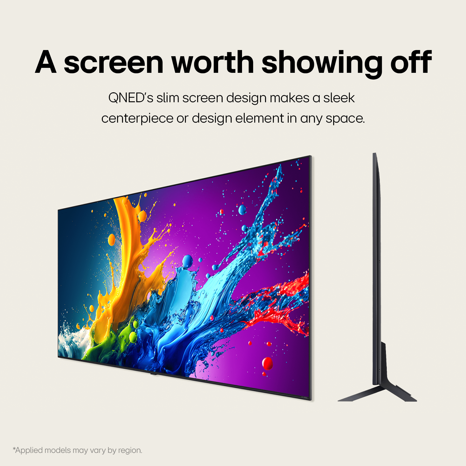 LG 50-Inch QNED80 (QLED + NanoCell) Quantum Dot NanoCell 4K Smart TV - α5 AI Processor 4K, Local Dimming, Alexa Built-In, HDR10, HGIG, ALLM, WebOS 24, Magic Remote (50QNED80TUC, 2024)