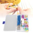 thumbnail image 1 of Kit de Crochets, Design Ergonomique Léger Crochet Pratique 45 Pcs DIY pour Cadeau, 1 of 8