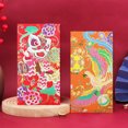 thumbnail image 3 of YAOMOBB Enveloppe Rouge Motif Dragon Nouvel An Chinois Enveloppes Rouges Couleur Vibrante Poches Porte-Bonheur pour Festival de Printemps 2024, 3 of 7