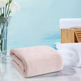 thumbnail image 4 of Suncoda Washclo, Solid Color Pineapple Reseau High Density Fleece Marginal Bath Towel Adult Solid Color Enlarged Bath Towel Thickened Marginal Towel 35X75Cm, 4 of 4