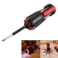 thumbnail image 2 of Screwdriver Tools with Hand Torch In 8 6 1 In -functional 6 Tool & Home Improvement Handheld Set, 2 of 7