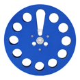 thumbnail image 1 of DEWIN 1/4 7 Inch Empty Tape Reel Aluminum Alloy 11 Hole Universal Opening Machine Part Recording Takeup Reel Blue, 1 of 14