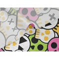 thumbnail image 5 of oneOone Velvet White Fabric Skull Craft Project Decor Fabric Printed By The Yards 58 Inches Wide, 5 of 5