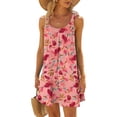thumbnail image 2 of Pompotops Robe de Plage pour Femme, Paréo de Bikini, Tenue de Plage, Décontractée, Vacances, Courte, d'Été, Dos Nu, 2 of 5