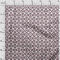 thumbnail image 2 of oneOone Cotton Poplin Fabric Peacock Feather Ikat Print Fabric BTY 42 Inch Wide, 2 of 4