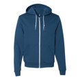 thumbnail image 1 of American Apparel Sweat à Capuche Zippé en Polaire Flex Unisexe, TG, Bleu Mer, 1 of 2