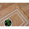 thumbnail image 4 of Handmade Braided Natural Pure Jute Area Rugs ,Home Décor Rugs Size 2 x 2 Feet Square ( 60 cm x 60 cm ), 4 of 4