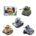 thumbnail image 1 of Ensemble de Jouets de Char à Rétrofriction en Alliage avec Roues à Roulement Fluide, Quatre Styles de Véhicules Différents pour Jeu d'Action pour Enfants, 1 of 4