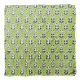 thumbnail image 4 of Bimba Green Dots & Raccoon Animal Pure Silk Printed Head Bandanas Summer Neck Wrap Scarf 40 x 40 Inches, 4 of 6