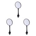 thumbnail image 2 of fastboy Bike Rearview Mirror Universal Handlebar Safe Flexible Wide Angle Wear-resistant Lightweight Rear Back View Mirror Black 8.5cm 3Set, 2 of 6