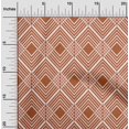 thumbnail image 1 of oneOone Georgette Viscose Fabric Diamond Geometric Printed Fabric 1 Yard 42 Inches Wide, 1 of 4
