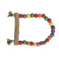thumbnail image 4 of serony Durable Wooden Parrots Stand Hanging Swings Cage For Pets Wide Application Easy To Bird Essentials 1Set, 4 of 6