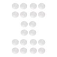 thumbnail image 2 of Maytalsory 4pieces Sets de Table Durables pour Table de Dîner Facile d'Entretien et Résistant au Chauffage Blanc 5Set, 2 of 6