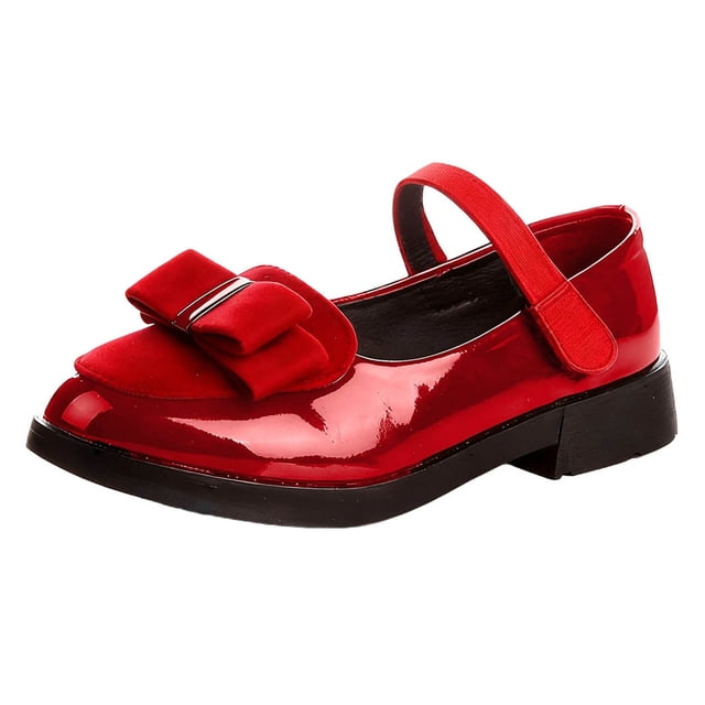 Tauxra Shoes for Adults, with Decorative Bow, Low Heel, for Occasions, Available in Sizes 8 9 10 11 12, Slip On Style with Adjustable Insole, Made from Smooth SyntheticWear
