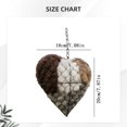thumbnail image 3 of Handmade Fiber Bird Nesting Heart, Hummingbird Nesting Material,1 Refillable Heart Shape Hummingbird Nesting, Winter Fowl Gifts Animal Hummingbirds Lovers Home Garden Yard, 3 of 8