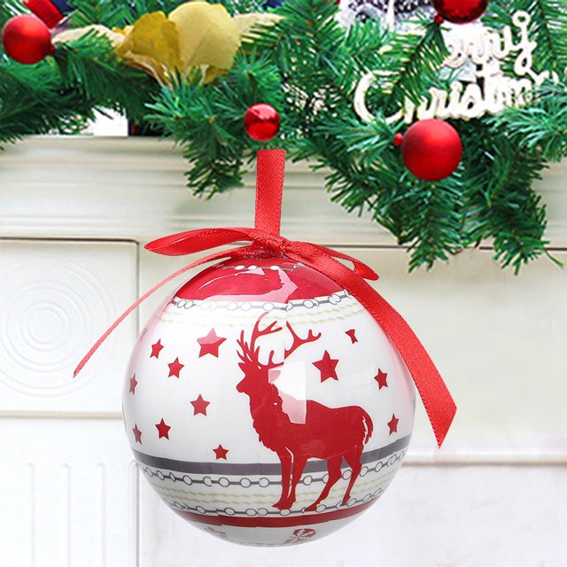 Suncoda Holiday Ball, Holiday Ball Ornament Tree Ornament, 2.8 Inch Multi-Style Holiday Light Bulb Ornament Holiday Tree Ornament Tree Dress Family Party Holiday Ornament