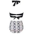 thumbnail image 4 of Aligament Swimsuit Bikini Sets For Womens High Breast Contrast Gradient Split Bikini Set One Piece, 4 of 8