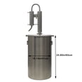 thumbnail image 3 of INTBUYING 60L Alcohol Distiller Moonshine Water Copper Wine Brew Kit Stainless Steel, 3 of 16