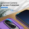 thumbnail image 5 of KOMI pour Google Pixel 9 Pro Case, [Choc] Protection de Qualité Militaire [Prévention des Chutes] [Anti-Empreintes Digitales] Étui de Téléphone Robuste de Protection pour Google Pixel, Violet+noir, 5 of 5