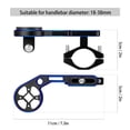 thumbnail image 4 of Computer Mount Adjustable Out Front Bike Handlebar Mount Holder with Adapter Holder for Garmin for Bryton for Cateye, 4 of 7