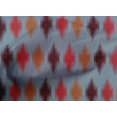 thumbnail image 4 of oneOone Cotton Poplin Fabric Argyle Ikat Print Fabric BTY 42 Inch Wide, 4 of 4