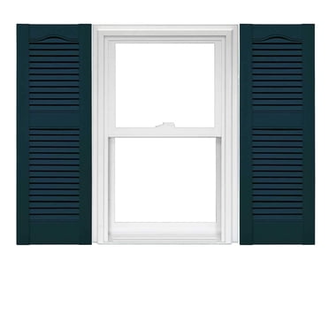 Mid America Persiennes Ouvertes en Vinyle (1 Paire) - 14,5 x 55 166 Bleu Minuit