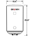 thumbnail image 4 of 15 Gallon Electric Tank Hot Water Heater for RV - Endless Trailer Indoor Use, Efficient & Compact Design, 4 of 6