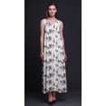 thumbnail image 3 of Bimba Robe Longue Maxi Imprimée en Rayonne pour Femmes à Bretelles Spaghetti Ajustables Style Bohème - Grand, 3 of 5