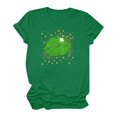 thumbnail image 4 of T-Shirt de la Saint-Patrick pour Femmes, Mode, Imprimé de la Saint-Patrick, Col Rond, Manches Courtes, T-Shirt Décontracté, Haut, T-Shirts de la Saint-Patrick pour Femmes, 4 of 4