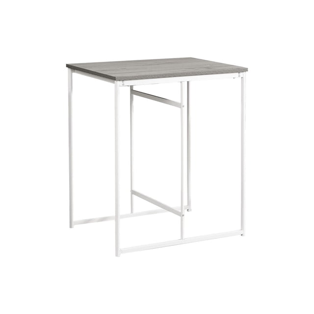 Monarch Specialties Dining Table, 32" Rectangular, Counter Height, Small, Laminate Top, Kitchen, Black Laminate, Black Metal, Contemporary, Modern