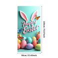 thumbnail image 2 of Easter Bunny Spring Celebration Festive Backdrop Banner Decorations Egg Party Supplies Photography Props Background, 2 of 3