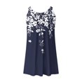 thumbnail image 5 of Ovzne Robes d'Été pour Femmes 2025 Robe Femme Mode Robe Décontractée Imprimée Sans Manches Grande Taille Robe Maxi Imprimée Liquidation, 5 of 5