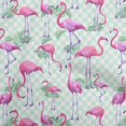 thumbnail image 1 of oneOone Rayon Fuschia Pink Fabric Check & Toucan Fabric For Sewing Printed Craft Fabric By The Yard 56 Inch Wide, 1 of 4