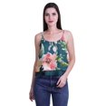thumbnail image 4 of Moomaya Printed Womens Spaghetti Strap Crop Top Cami Summer Tops, 4 of 5