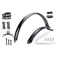 thumbnail image 3 of jinwen Mountain Bike Mudguards 24 inch Front and Rear Set Cycling Set Black Brace w Clamp, 3 of 9