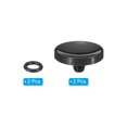 thumbnail image 3 of Unique Bargains Shutter Release Button Soft Shutter Release Button Copper Camera Shutter Button Concave, Black 2 Pack, 3 of 6