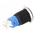 thumbnail image 4 of 16mm Black Metal Self Locking Switch  LED Lamp Symbol  IP65 Protection with Stainless Steel Housing for Practical Use  Oxidized Finish for High Performance, 4 of 7