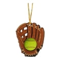 thumbnail image 1 of Personalized Acrylic Softball Glove Ornament, Custom Name Flat Design, Gift for Softball Players Lovers, 1 of 4