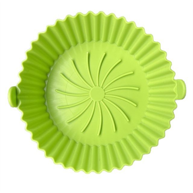 MesaSe Panier en Silicone pour Friteuse à Air Chaud Réutilisable Résistant à la Chaleur Antiadhésif Panier pour Friteuse à Air