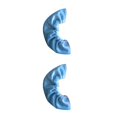 thumbnail image 1 of relayinert Lot de 2 Housses de Patins à Glace Élastiques Protège-Chaussures à Roulettes Unisexe Réutilisables Lavables Portatives Protection de Patinage Fournitures Bleu Clair 2 Ensembles, 1 of 6
