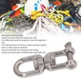 thumbnail image 4 of Double Jaw Shackle Professional Heavy Duty 304 Stainless Steel Rolling Shackle Device For Swing Climbing Rope, 4 of 8