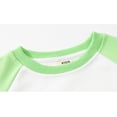 thumbnail image 4 of PMVFHDE Chandails à Capuchon pour Garçons pour le Sport Tout-Petits Enfants Bébés Garçons Filles à Blocs de Couleur à Empiècements Chandail Ras du Cou de Base Chandail Molletonné à Enfiler Manteau à Capuchon pour Enfants Hauts Vert Pâle, 3-4 Ans, 4 of 6