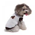thumbnail image 4 of Puppy Dog Sweater Warm Clothes Small Dogs Coat Bone Pattern Knitting Crochet Clothing, 4 of 8